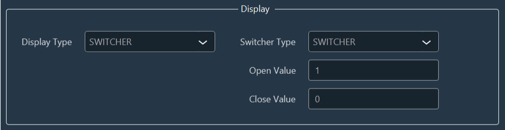 Switcher Display Type