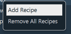 Add Recipe