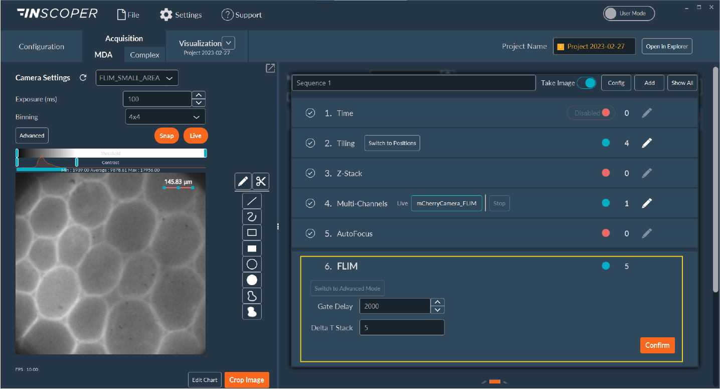 fastFLIM Acquisition