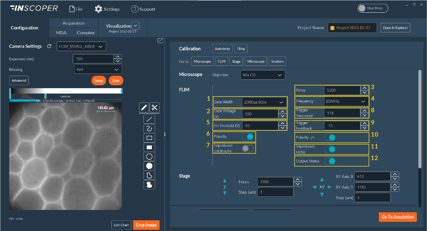 fastFLIM Calibration