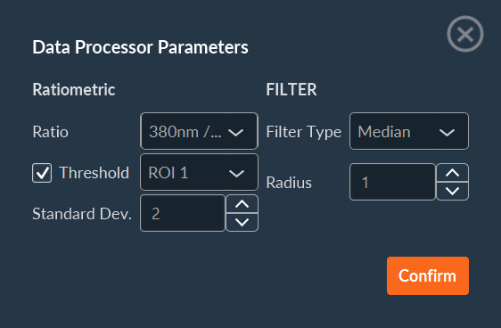 Data Processor Parameters