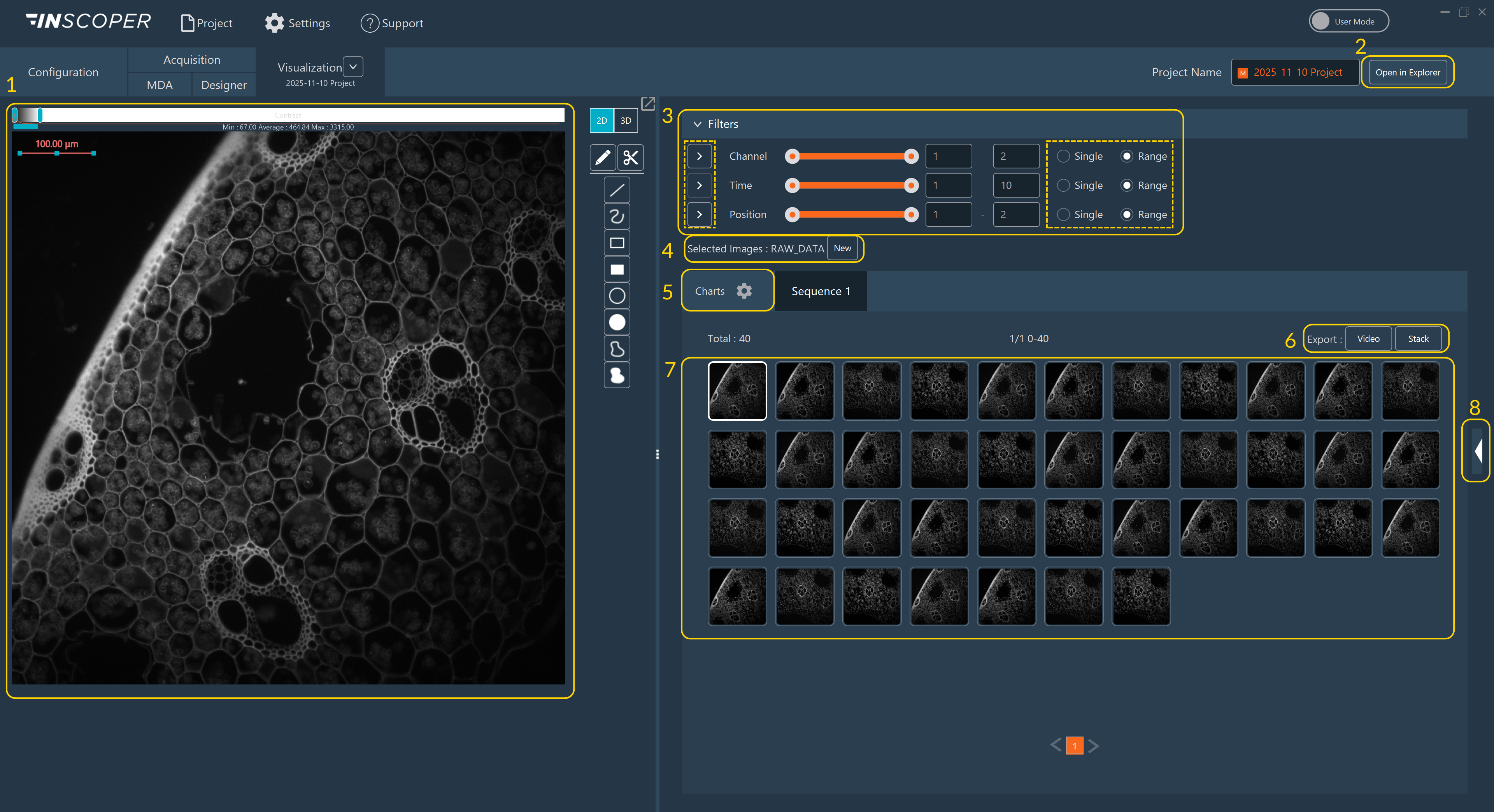 Visualization After Acquisition