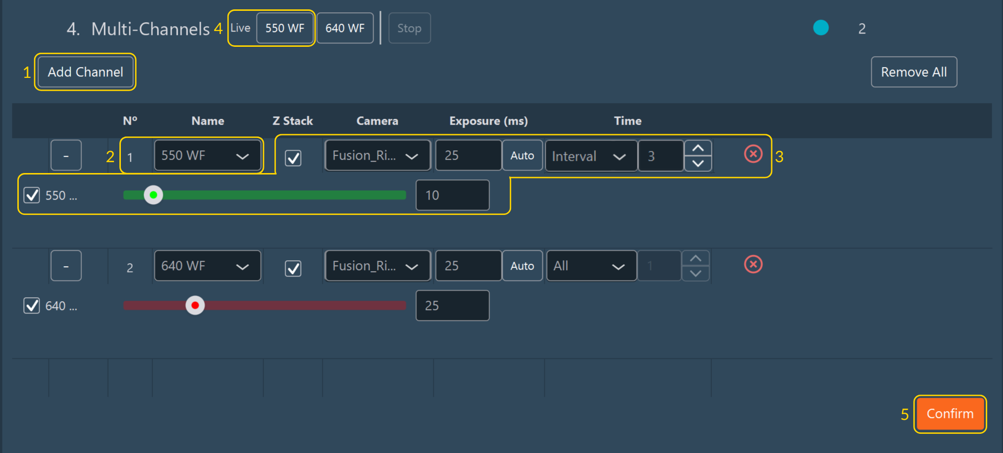 Multi-Channels Interface