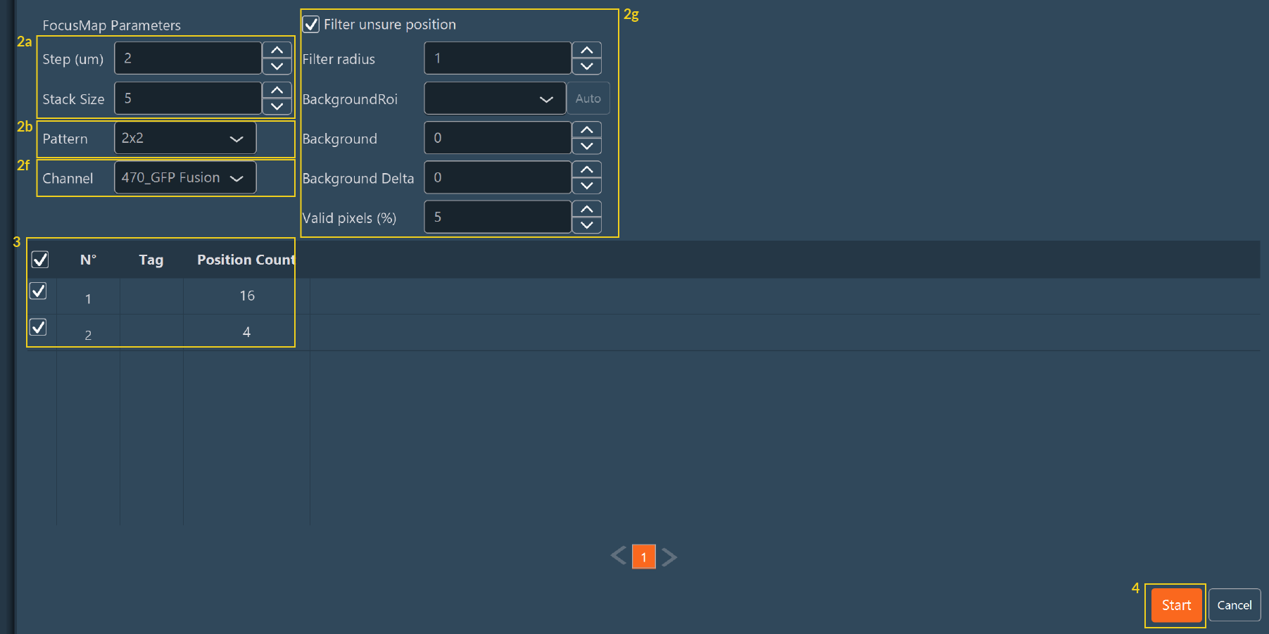 Focus Map Automated Setup