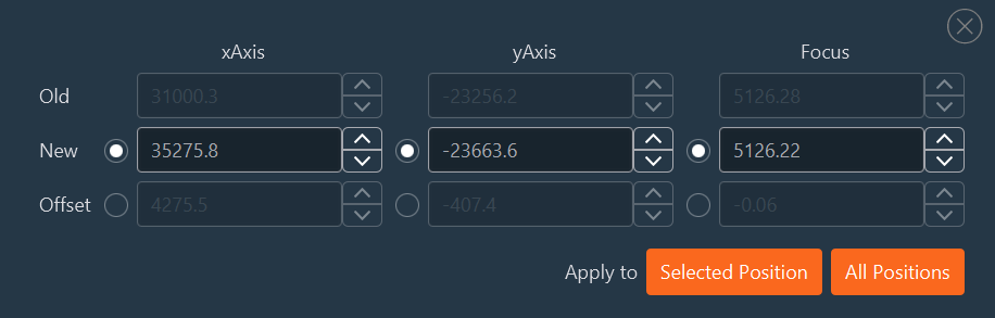 Modify Position