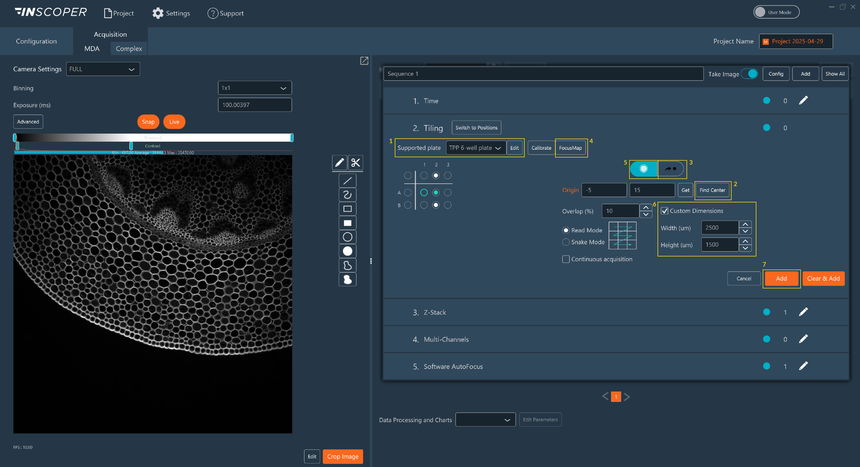 Multiwell in tiling